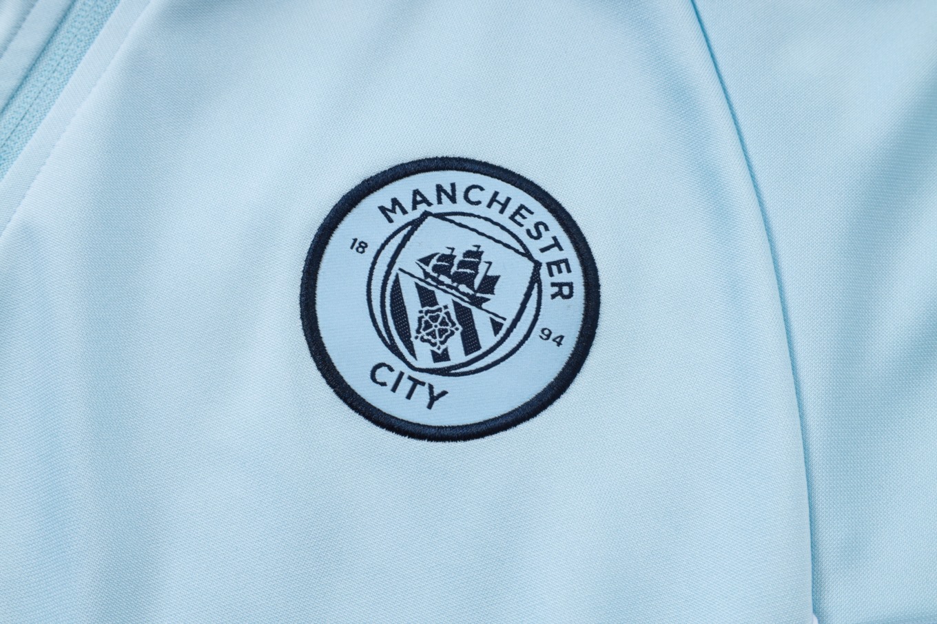 2026 Manchester City Light blue Jacket Training Suit Set