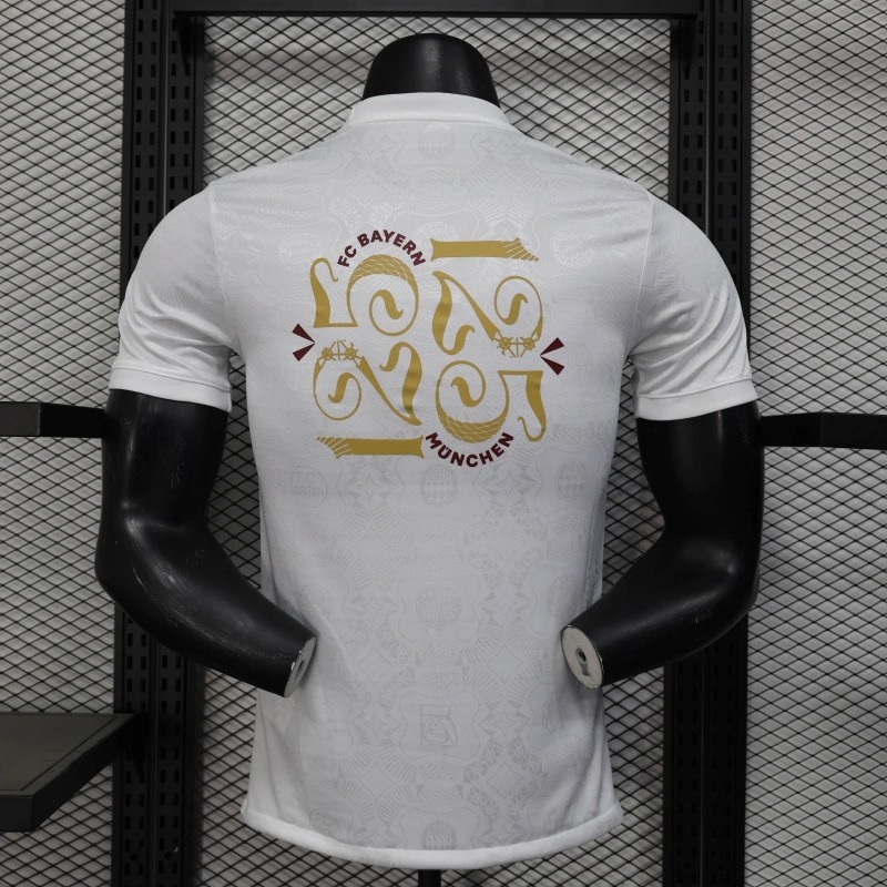 25/26 Bayern Munich 125th Anniversary White jersey Player Version