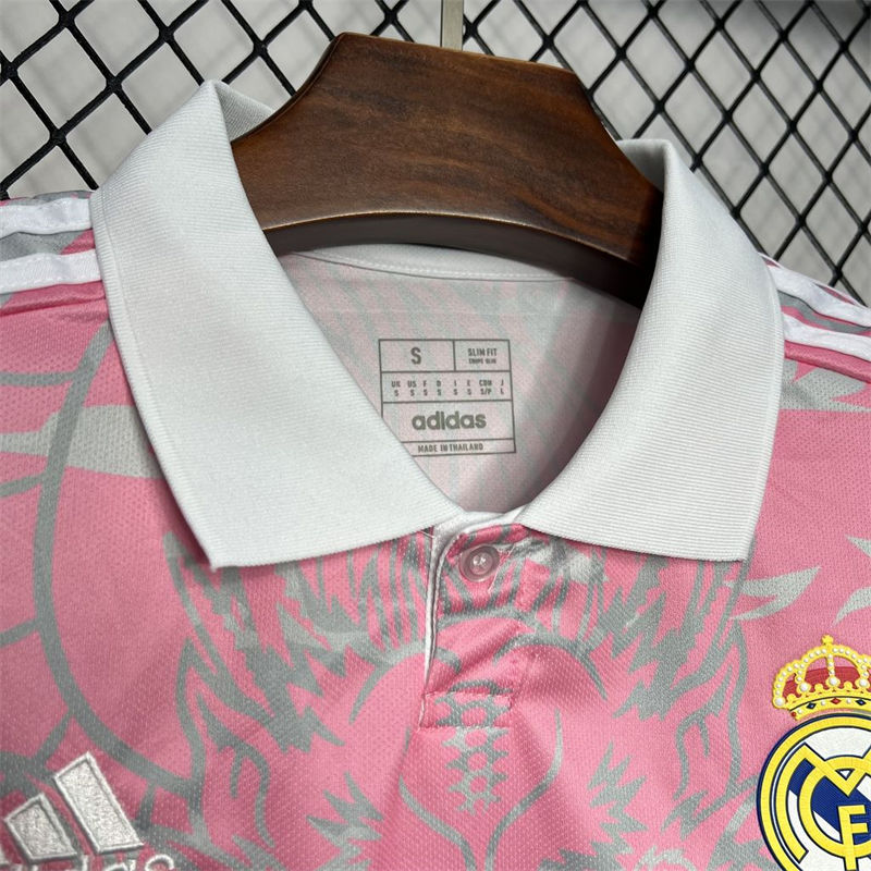 2023/24 Real Madrid Pink Dragon Special Edition Jersey Fan Version