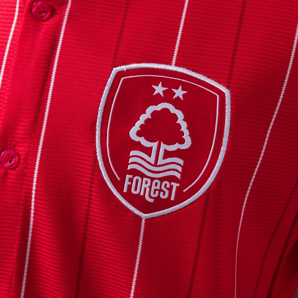 2025/26 Nottingham Forest US Pack Full-Button Baseball Red jersey Fan version