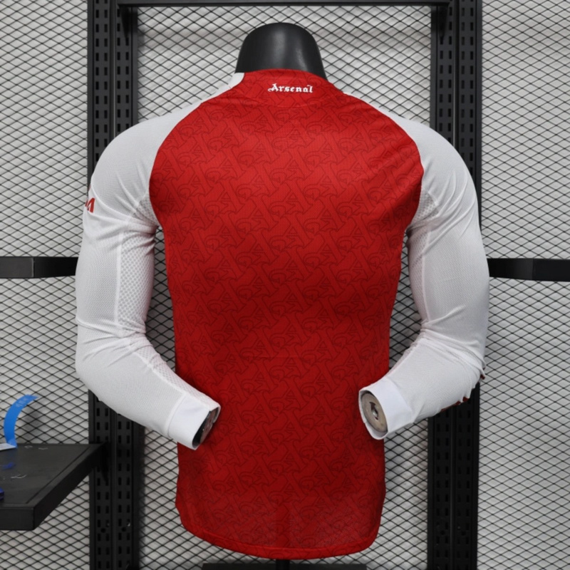2025/26 Arsenal Home Long Sleeve Jersey Player Version