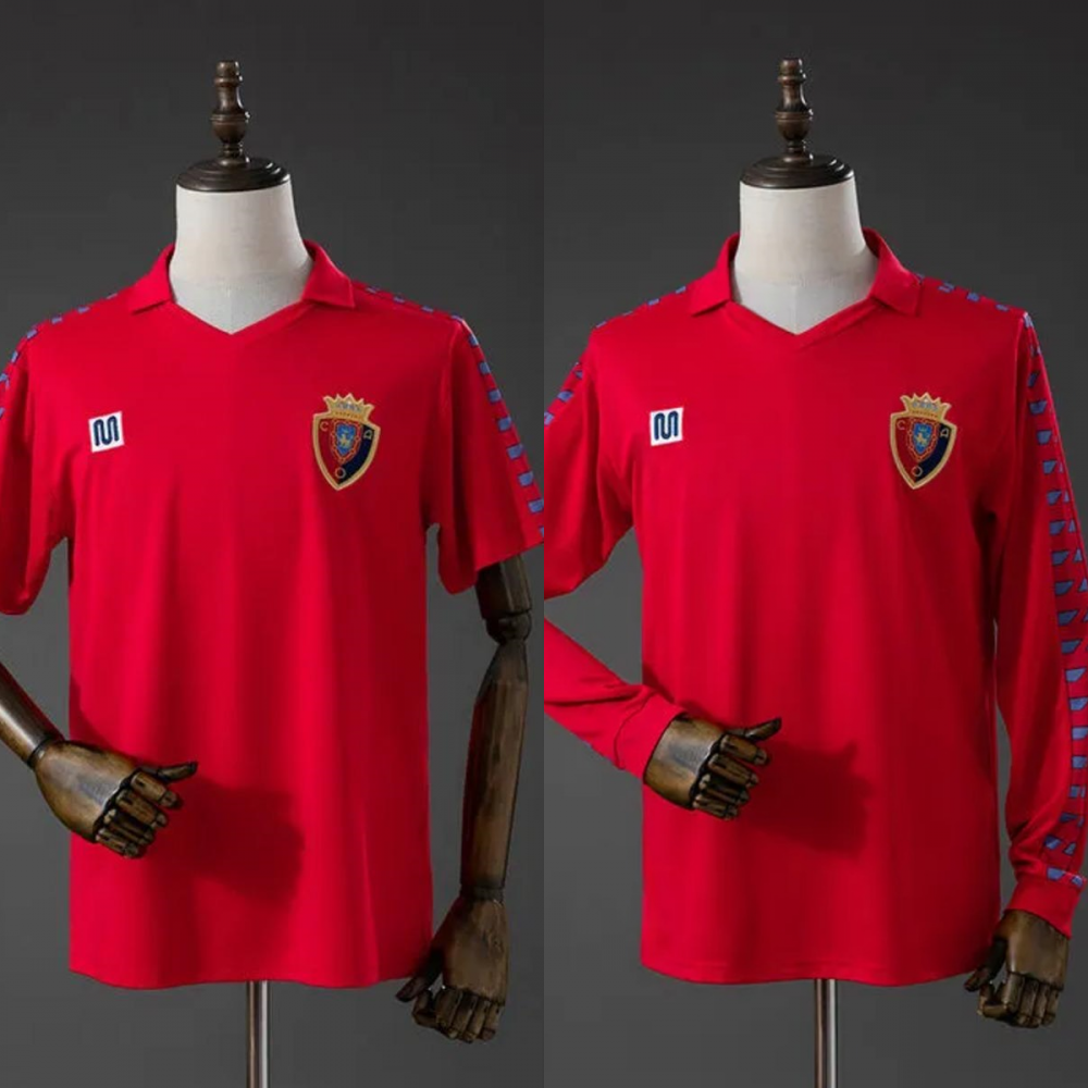 Retro Osasuna 1983 Home Jersey Fan Version