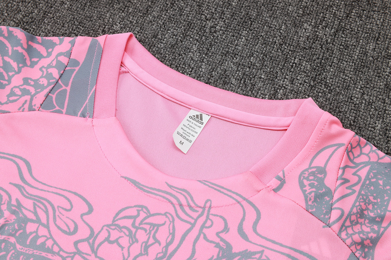 24/25 Real Madrid Pink Training Set Shirt and Shorts