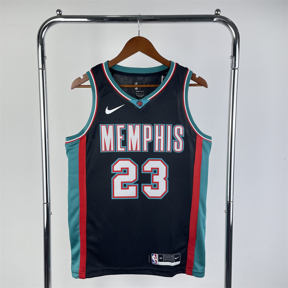 NBA Memphis Grizzies V-neck Black Jersey ROSE#23 S-XXL