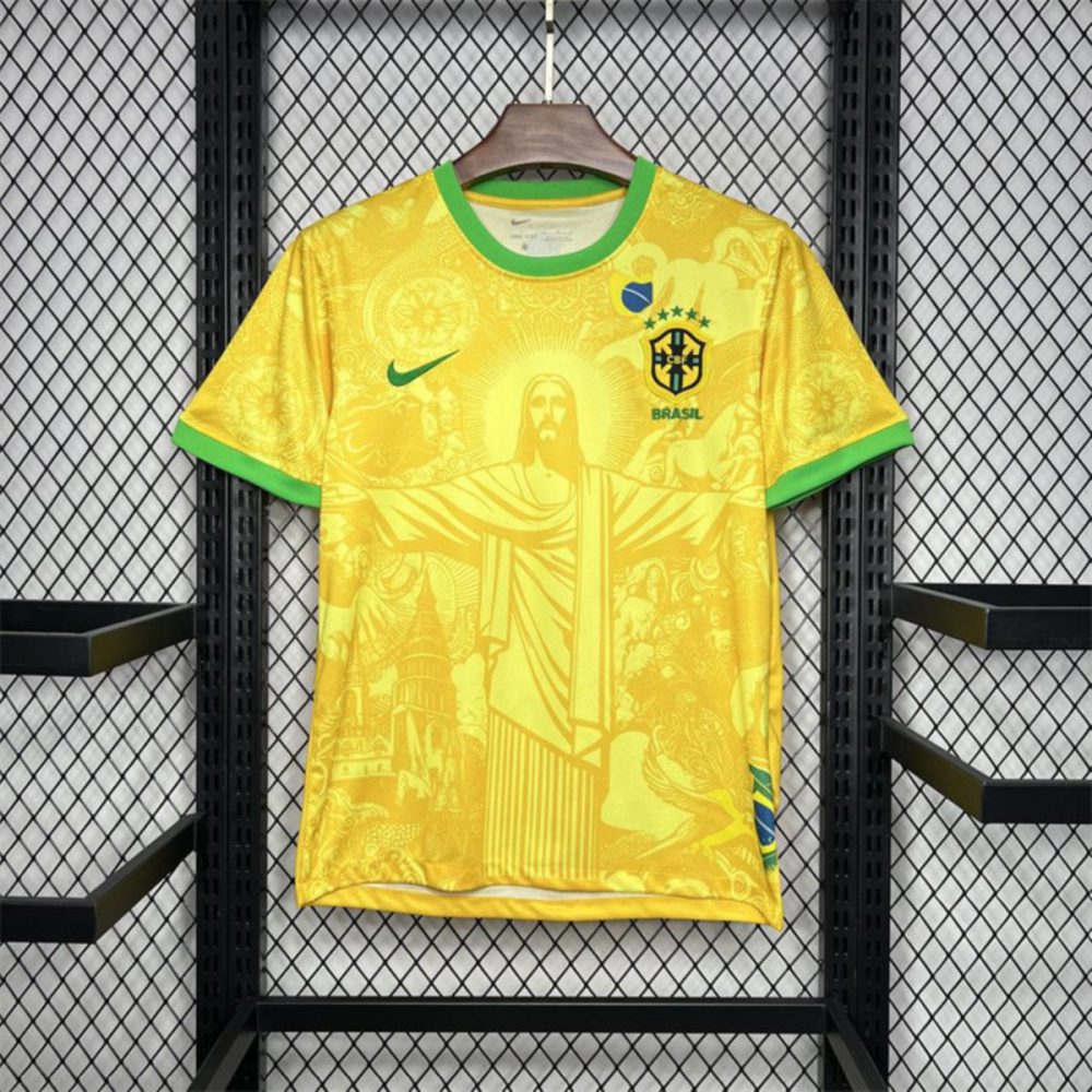 2024/25 Brazil black special Edition Yellow jersey Fan Version