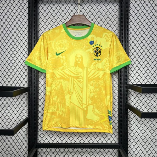 2024/25 Brazil black special Edition Yellow jersey Fan Version