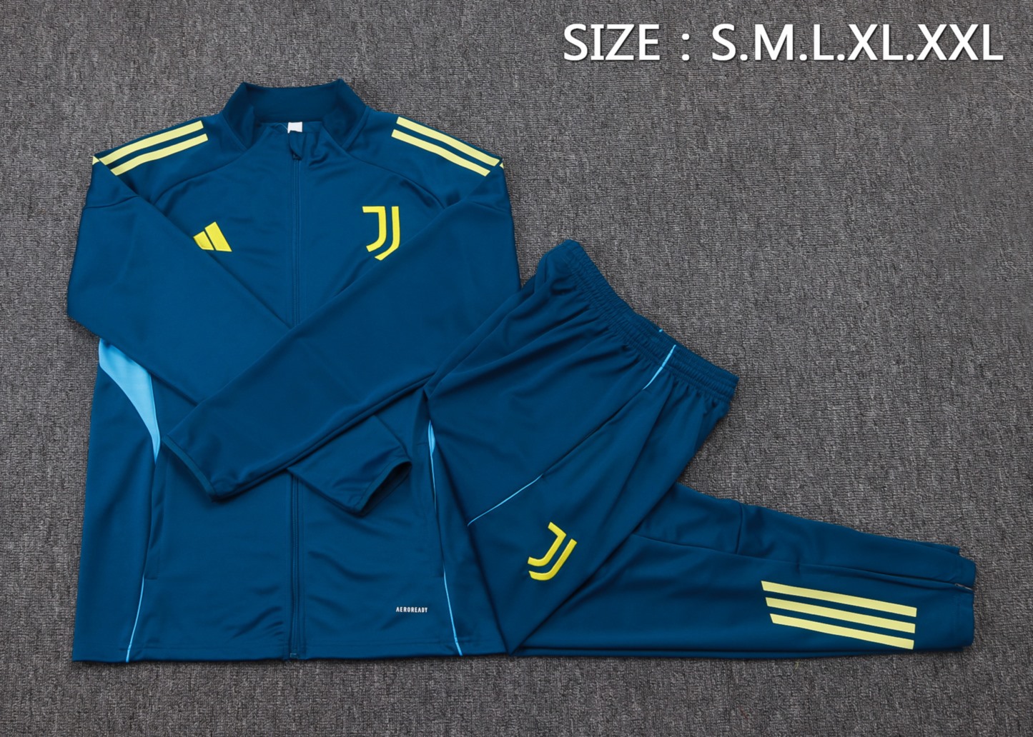 2025/26 Juventus blue Jacket Training Suit Set Football Team Shirt Sports Fashion