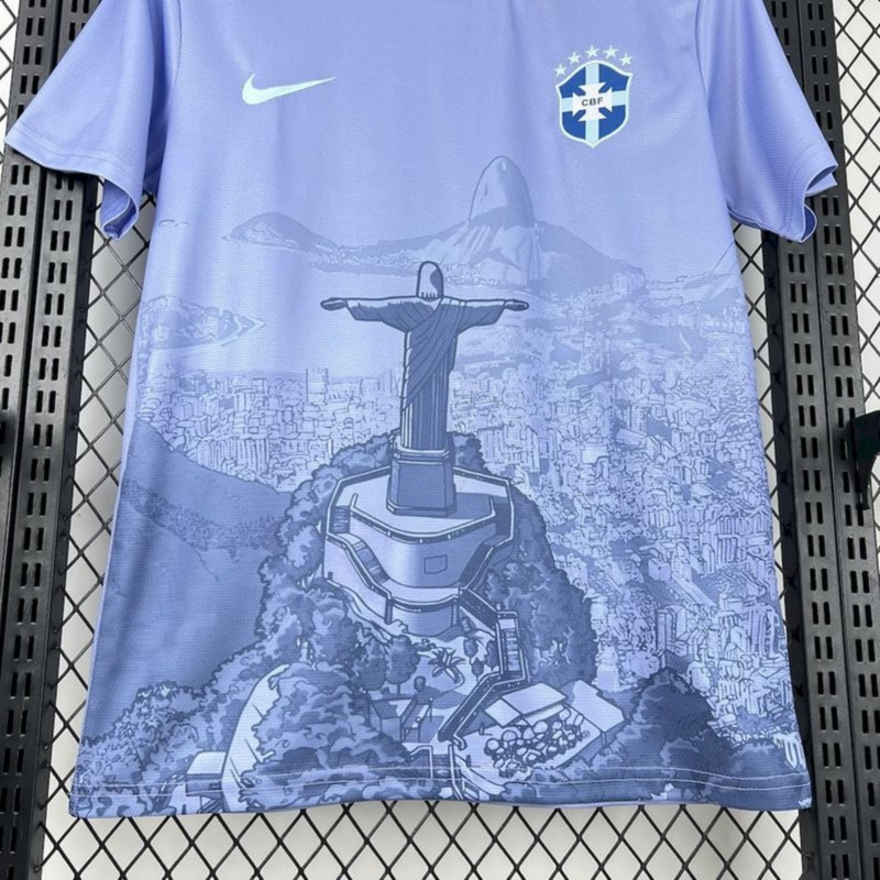 2025/26 Brazil Special Edition Light purple jersey Fan Version