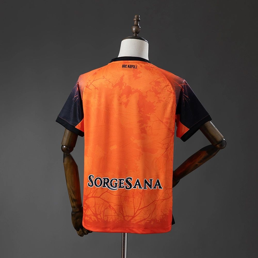2025/26 Napoli Halloween Edition Orange Jersey Fan Version