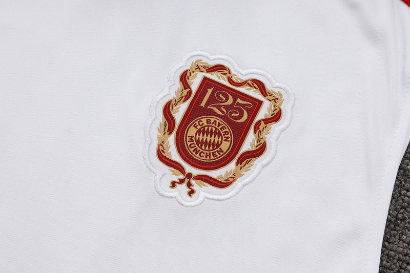 2025/26 Bayern Munich White Training Set Shirt and Shorts