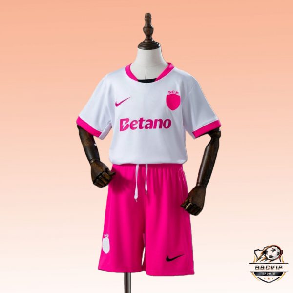 2025/26 Sporting Lisbon October Pink Edition jersey kids Kits size: 16-28