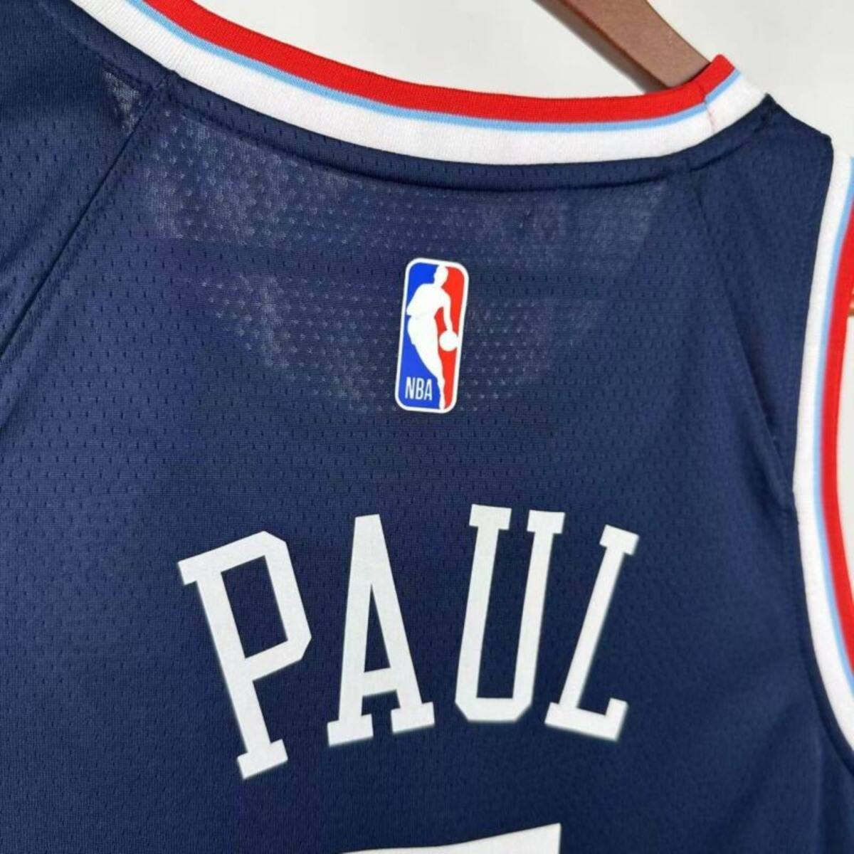 NBA Los Angeles Clippers 24/25 Round Neck dark blue Jersey PAUL#3 S-XXL