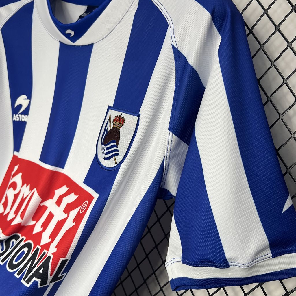 Retro Real Sociedad 02/03 Home jersey Fan Version