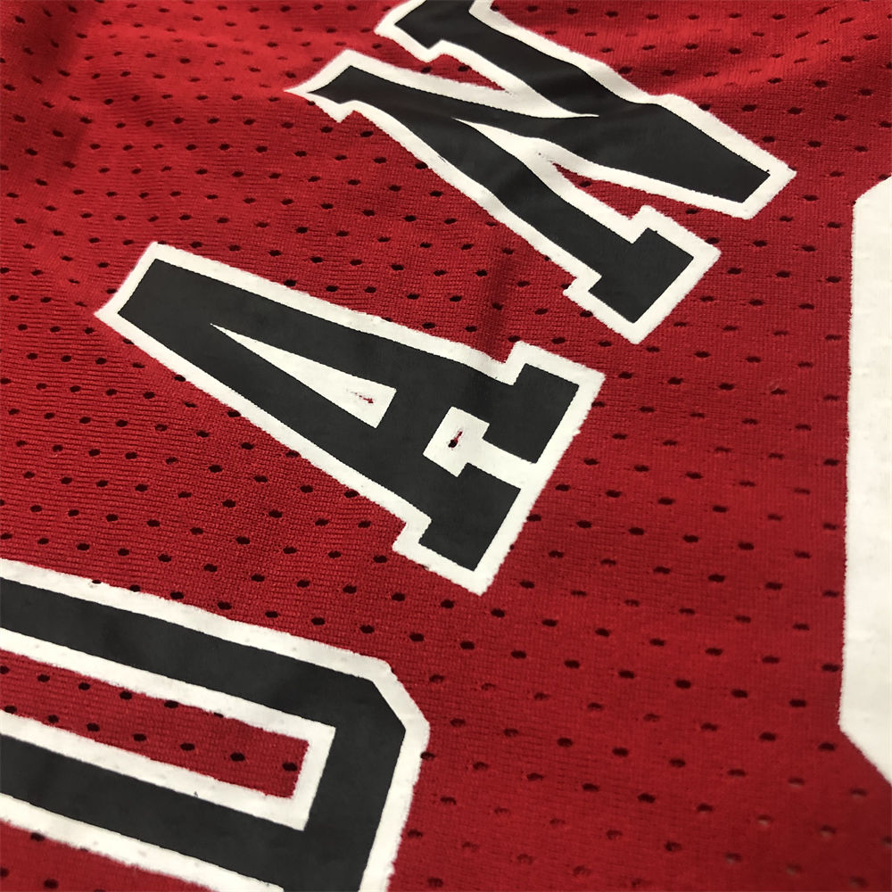 NBA Chicago Bulls Mitchellness Red Jersey JORDAN#23 S-XXL