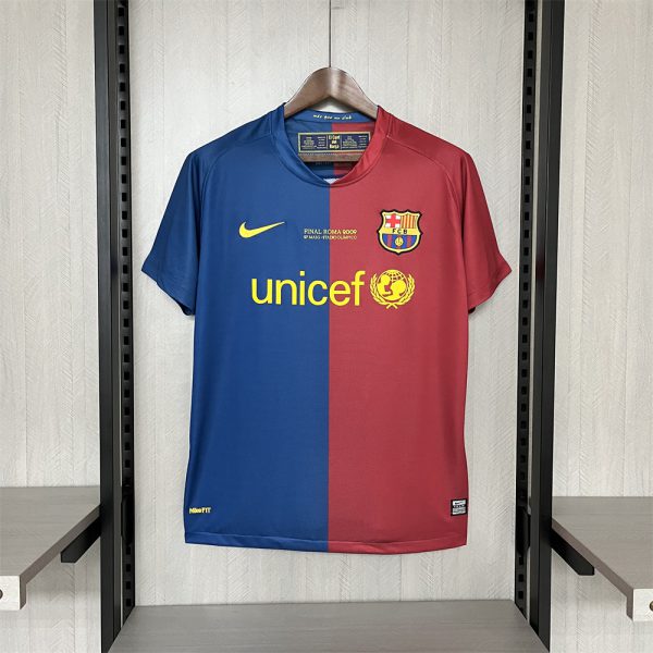 Retro Barcelona 08/09 UEFA Champions League Home jersey Fan Version