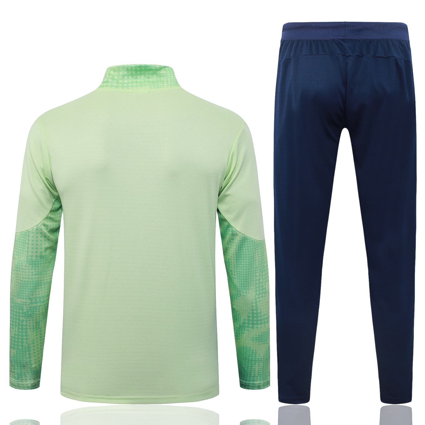 202526 Manchester City Light green Long-sleeved half-pull training kit Football team kit