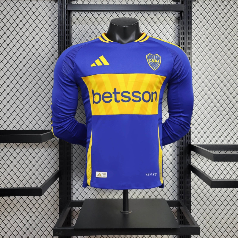 24/25 Boca Juniors Home Long Sleeve Special edition Jersey Player Version