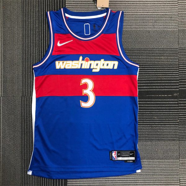 NBA Washington Wizards 75th Anniversary Blue Jersey BEAL#3 S-XXL
