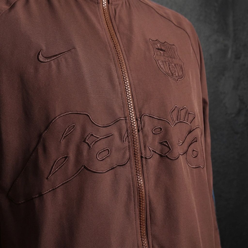 2026 Barcelona Brown Windbreaker Sport Unifom jersey Sport Unifom