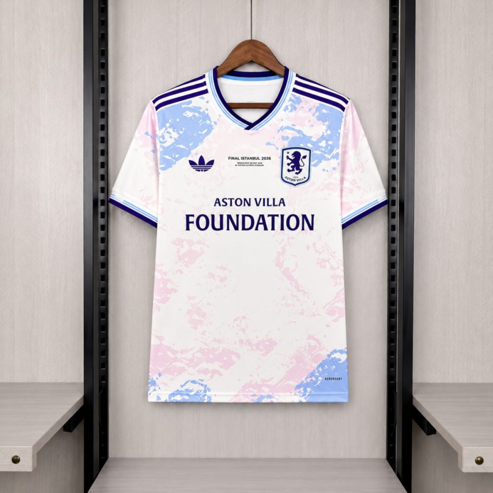 2026 Aston Villa Europa League Finals Jersey Fan version