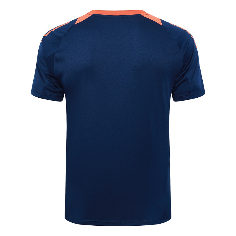 24/25 Manchester United Royal blue and White Training Set Shirt and Shorts