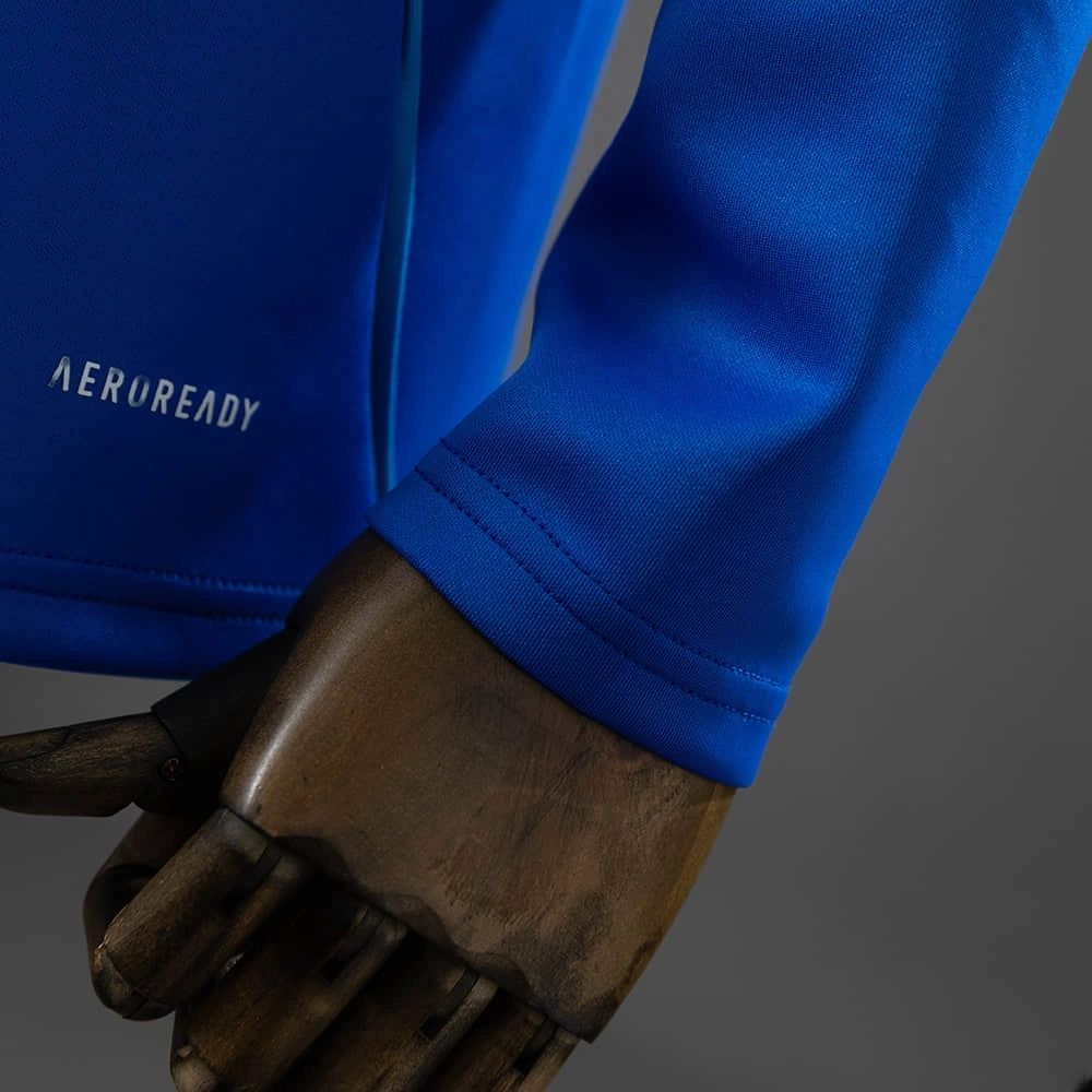 2025/26 Real Oviedo Half-Pull long Sleeve Blue Hoodie