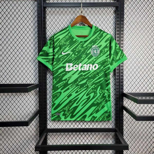 2025/26 Sporting Lisbon Goalkeeper Green jersey Fan version