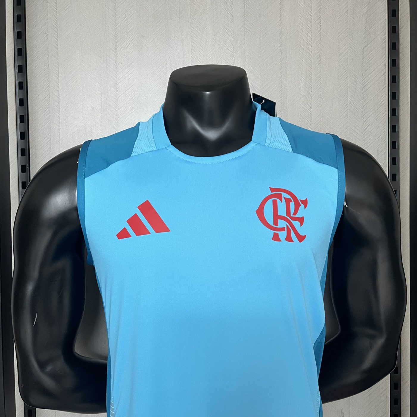 2025/26 Flamengo Training Wear Light Blue Vest Jersey Fan Version
