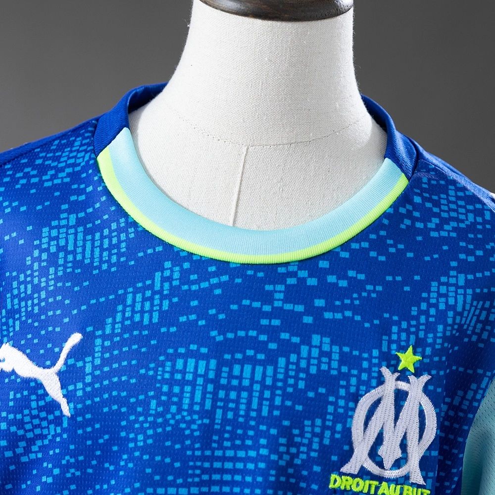 2025/26 Marseille Second Away jersey kids Kits size: 16-28