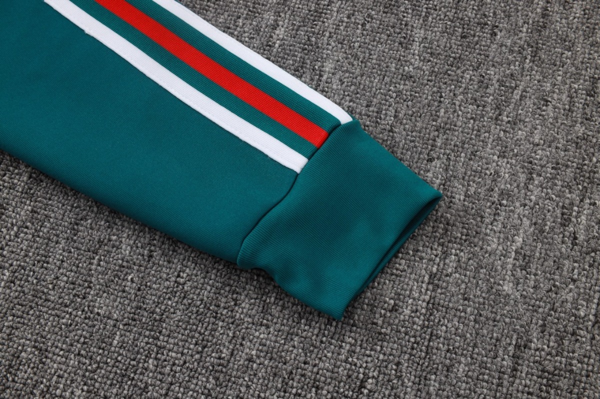 2026 Mexico Dark green Jacket Training Suit Set