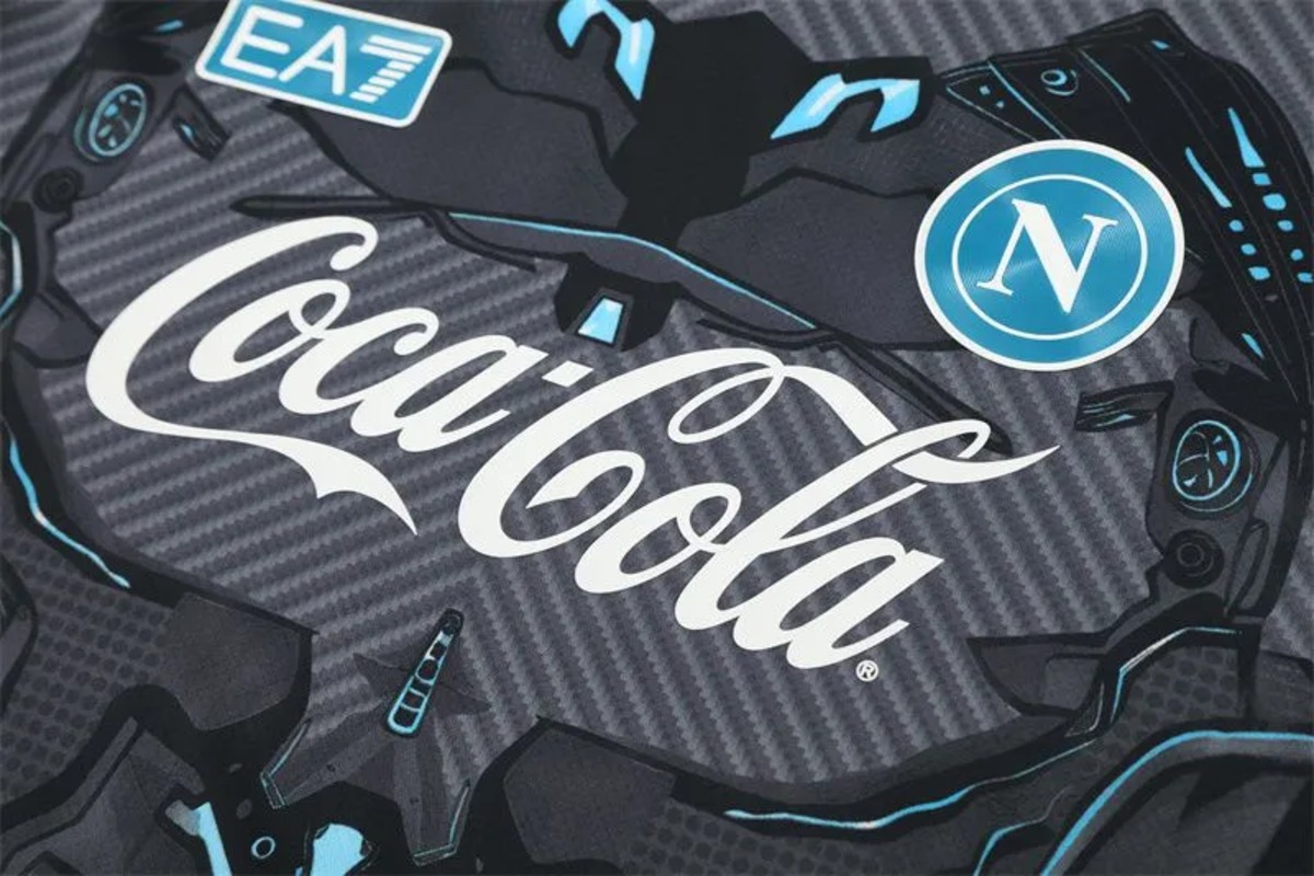 2025/26 Napoli Black Training Set Shirt and Shorts