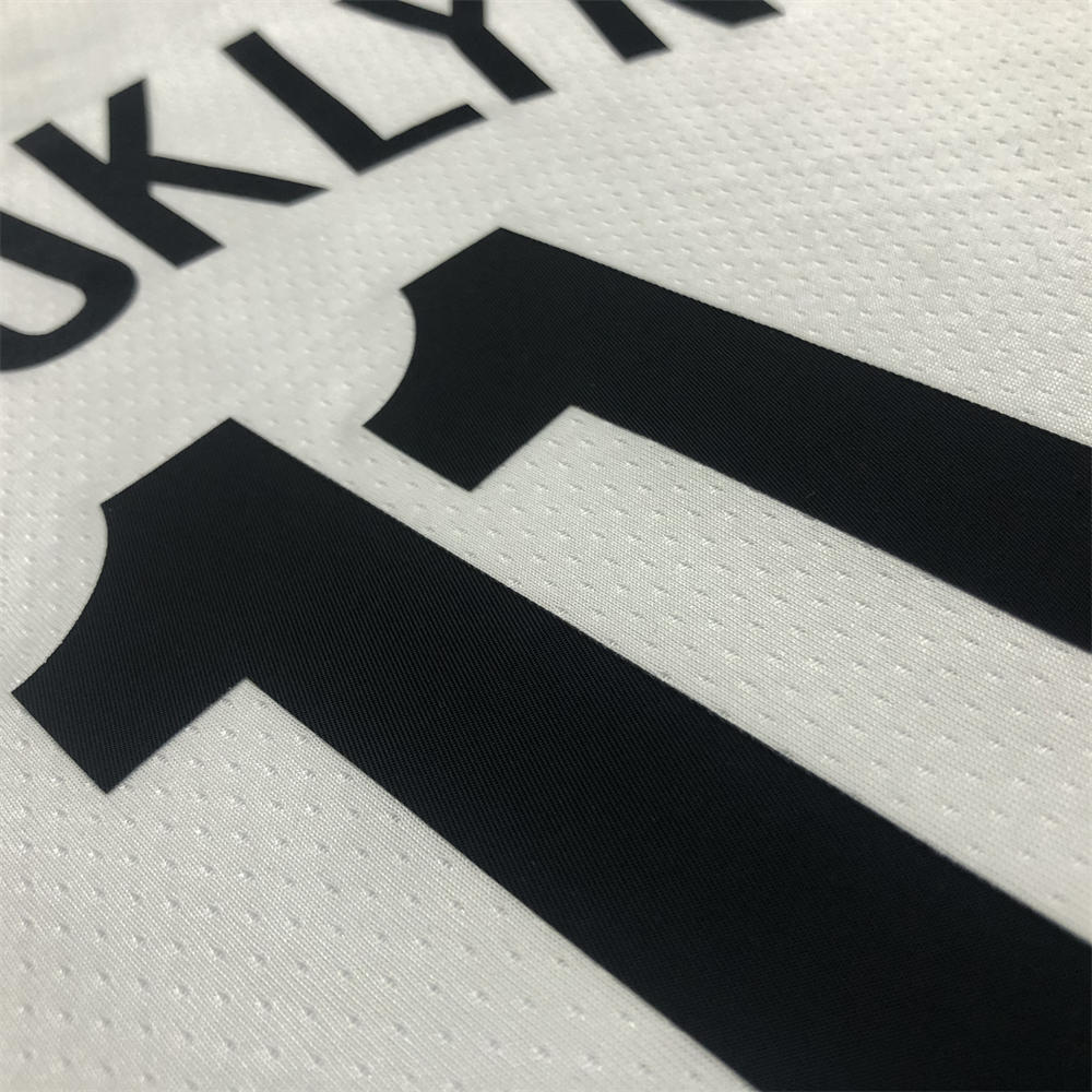 NBA Brooklyn Nets V-Neck White 75th anniversary Jersey IRVING#11 S-XXL