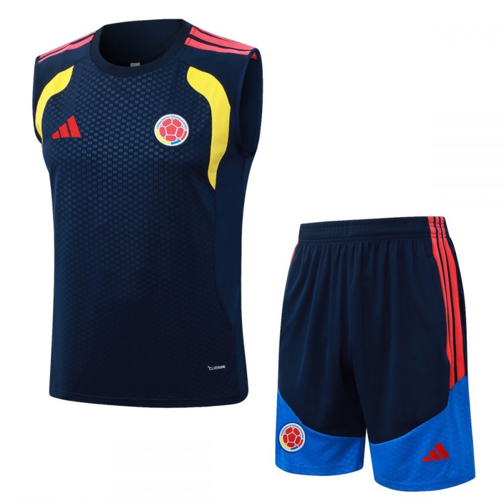 2026 Colombia Royal blue Training Set Shirt and Shorts