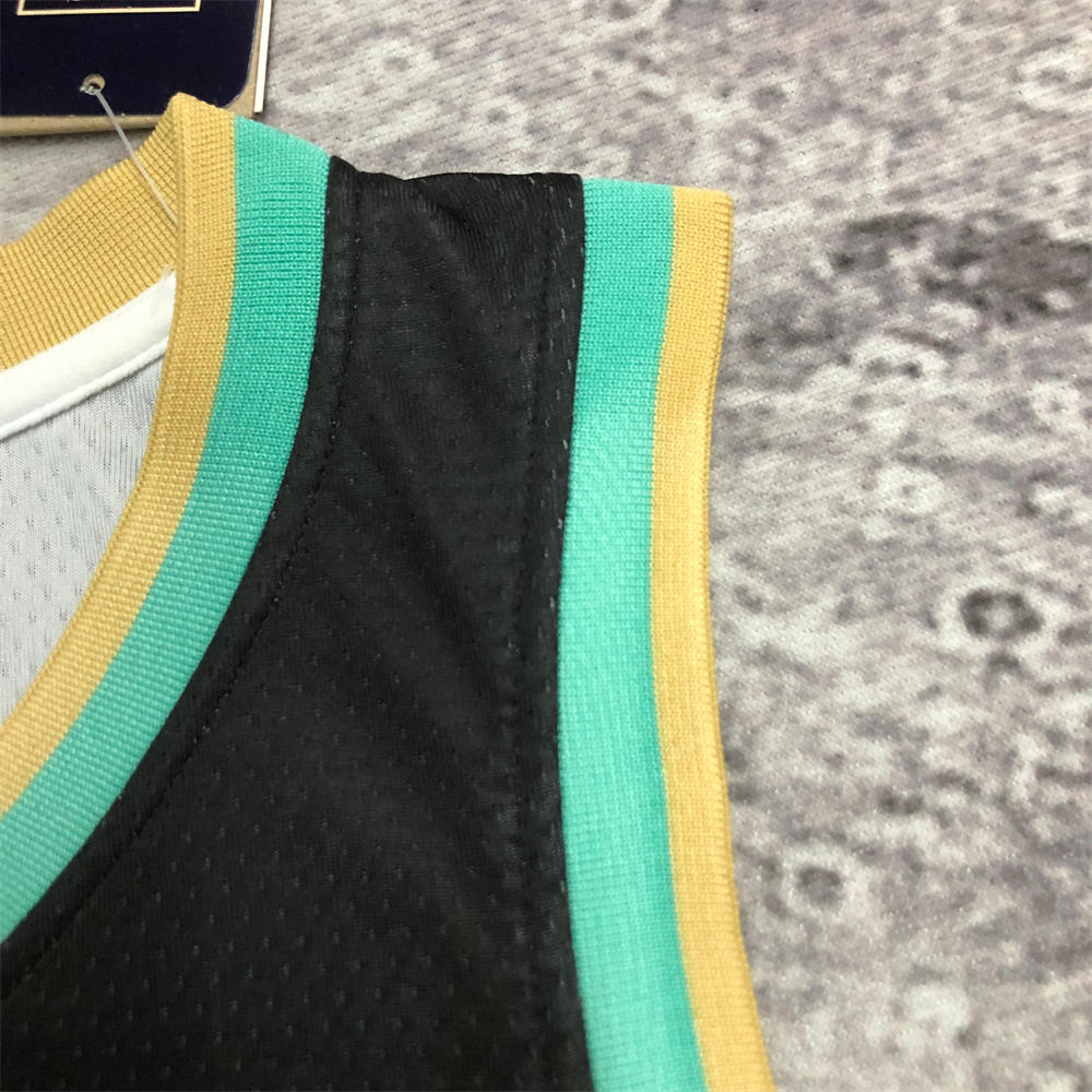 NBA Charlotte Hornets V-Neck Black Jersey BALL#1 S-XXL