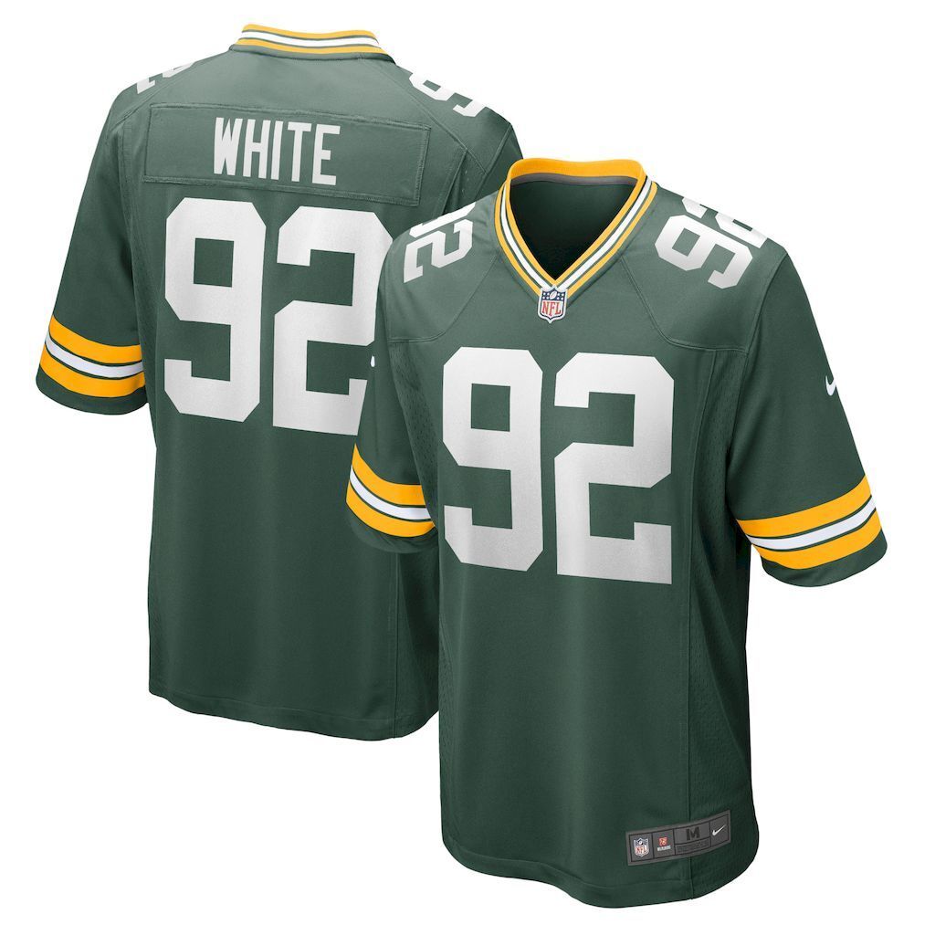 NFL Green Bay Packers Jeysey WHITE #92