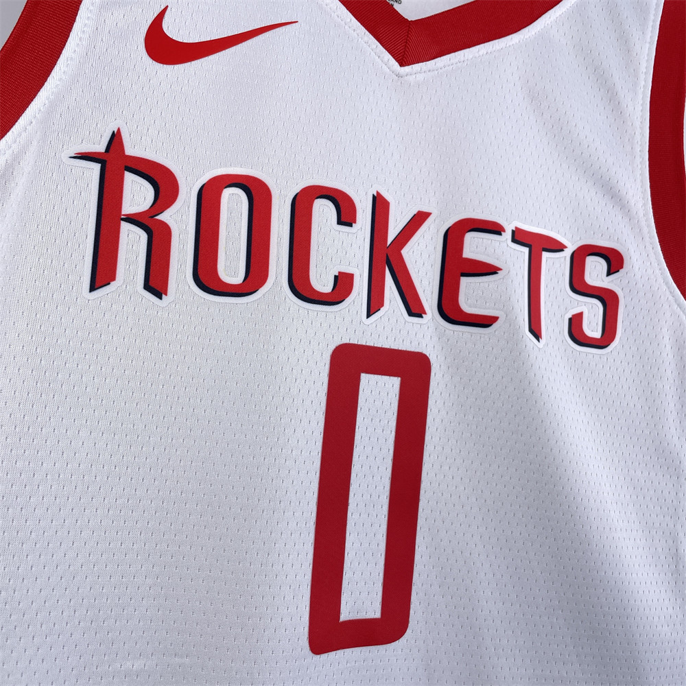 NBA Houston Rockets WESTBROOK#0 2018/19 White Association Edition Swingman Jersey S-XXL