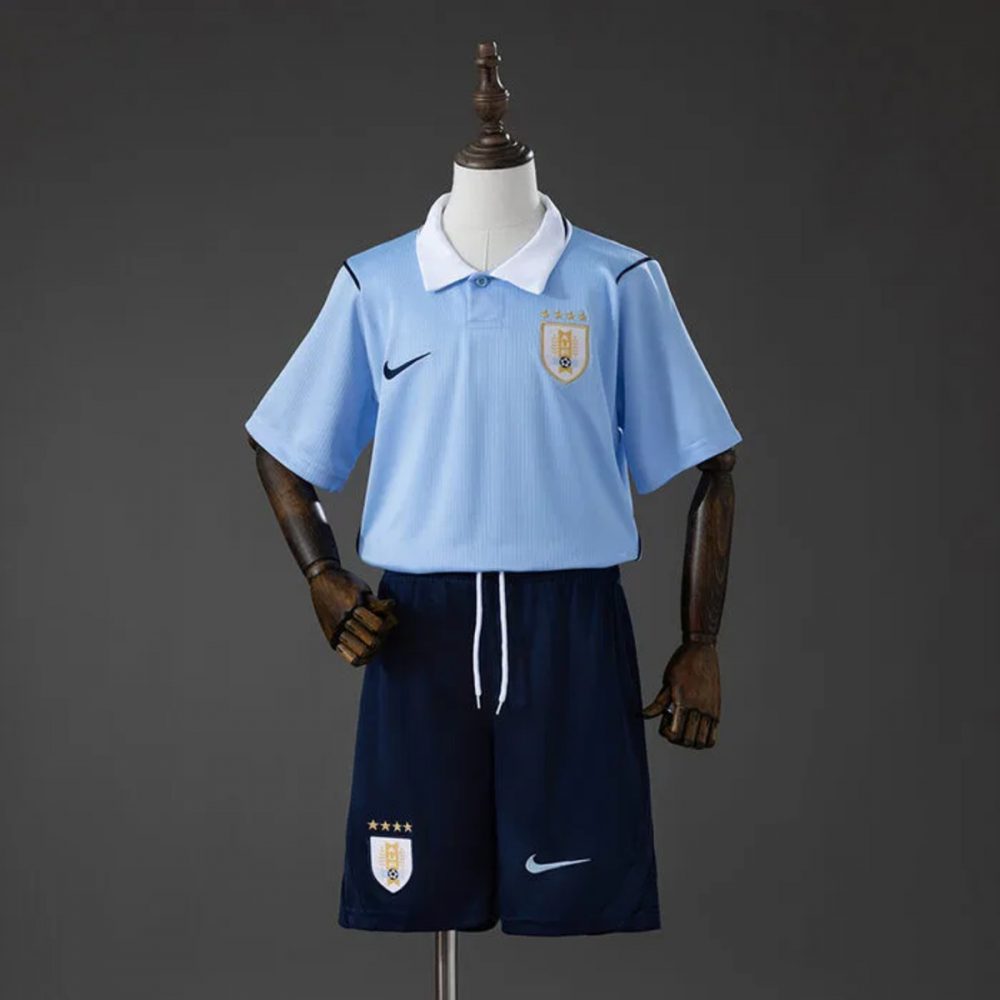 Uruguay 2026 World Cup Home Kid Kits