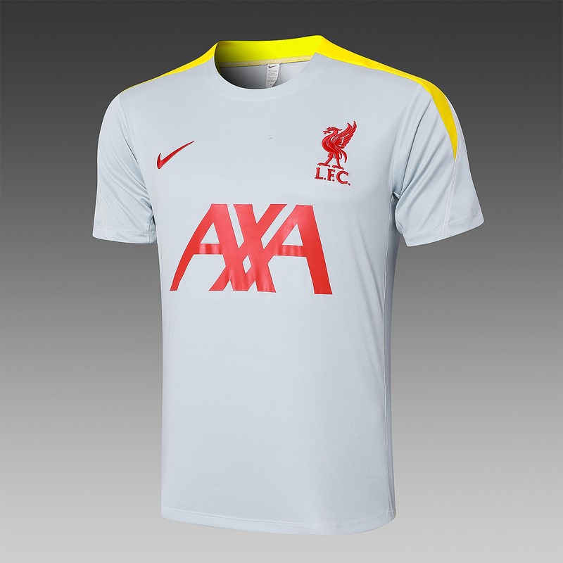 24/25 Liverpool Gray Training Set Shirt and Shorts