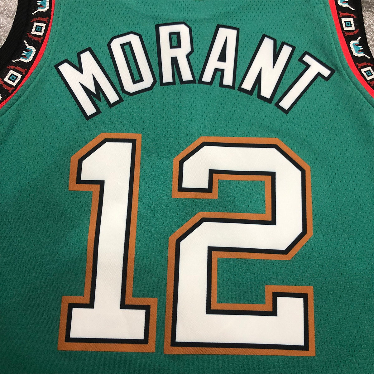 NBA Memphis Grizzies round neck Green Jersey Morant #15 S-XXL