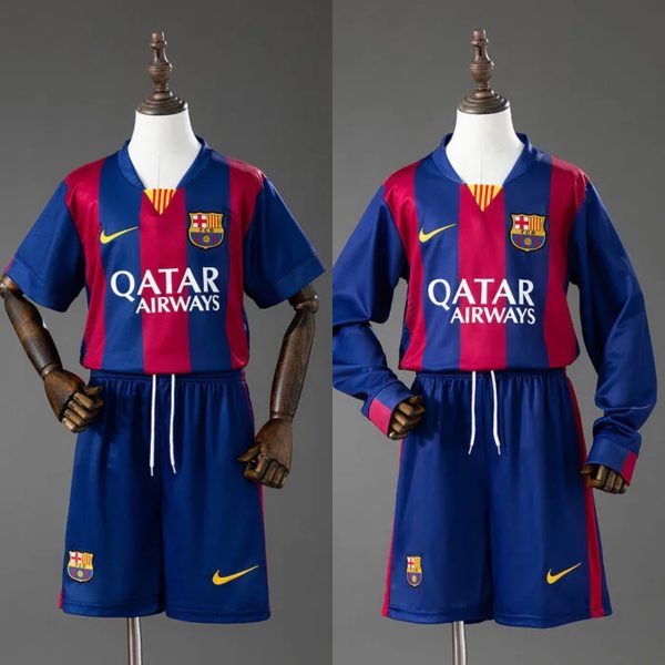 Retro Barcelona 2014/15 Home Kid Kits