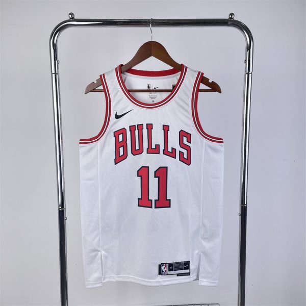 NBA Chicago Bulls DeROZAN#11 2022/23 WhIte Icon Edition Swingman Jersey S-XXL