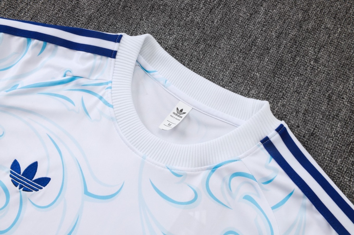 2026 Argentina White Training Set Shirt and Shorts