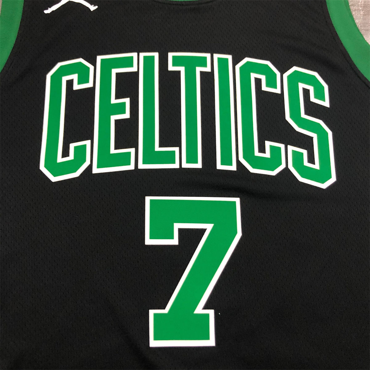 NBA Boston Celtics Round Neck Black Jersey BROWN#7 S-XXL