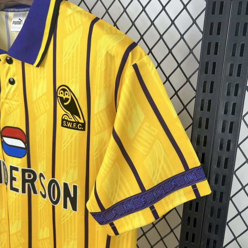 Retro Sheffield Wednesday F.C. 1995 Away jersey Fan Version