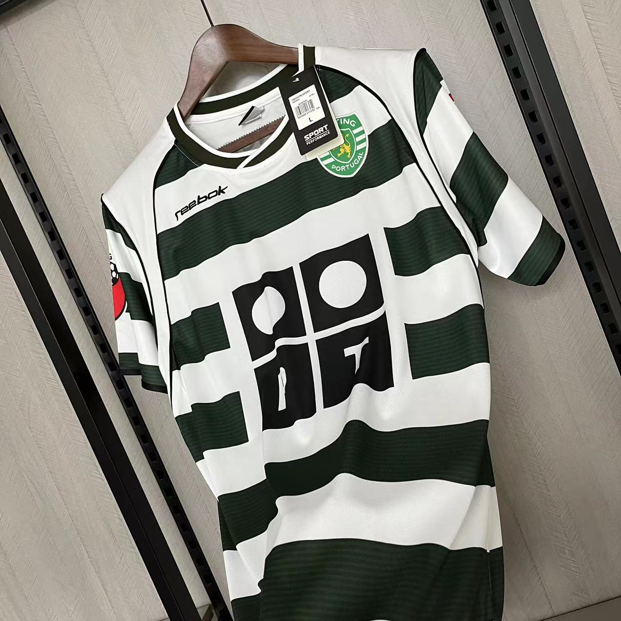 Retro Sporting Lisbon  01/03 Home jersey Fan Version