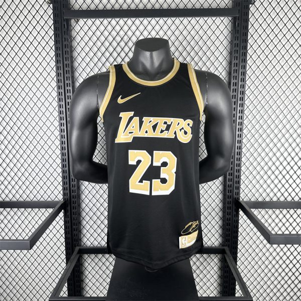 NBA Los Angeles Lakers 2024 Honor Edition Black Jersey JAMES#23 S-XXL