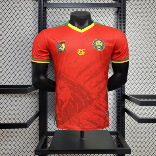 2025/26 Cameroon Away Red jersey Player Version