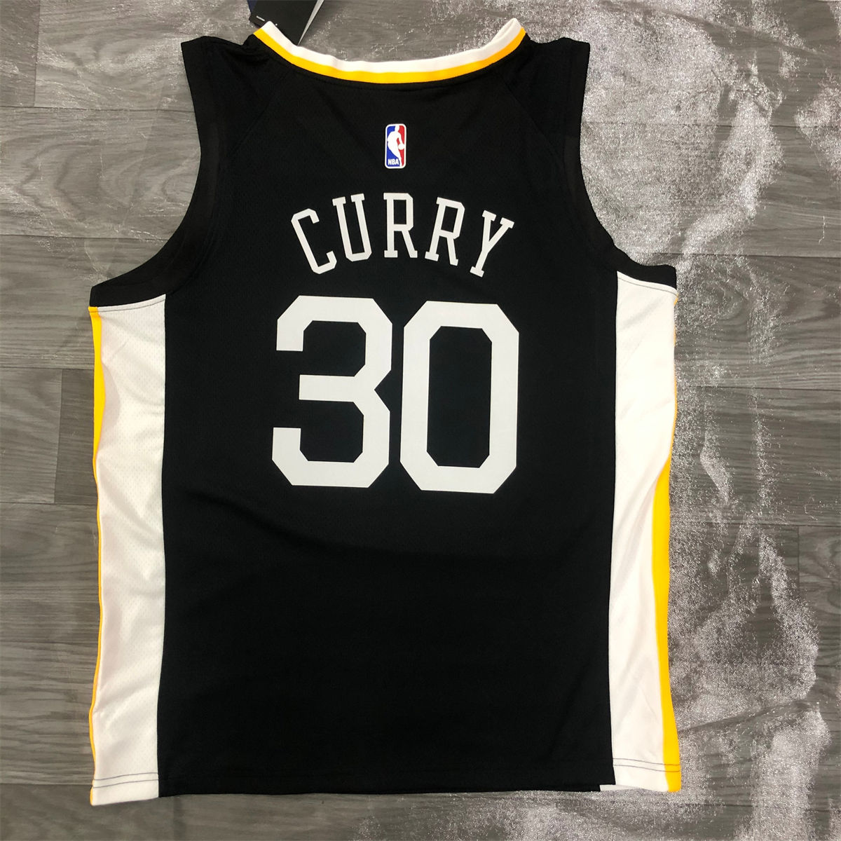 NBA Golden State Warriors V-Neck Black Jersey CURRY#30 S-XXL