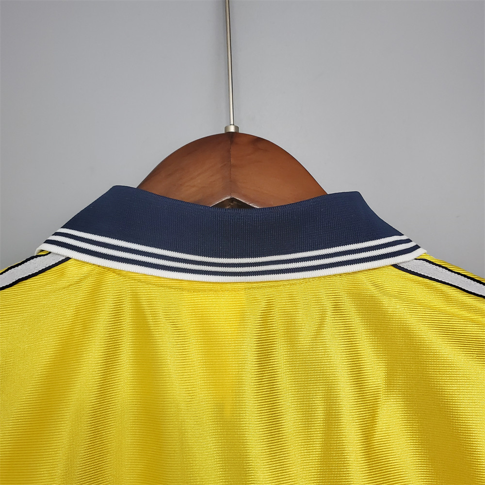 Retro Marseille 98/99 Away yellow jersey Fan Version