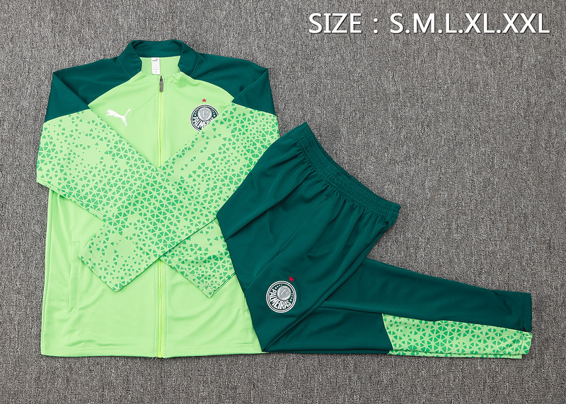 2024/25 Palmeiras Green Jacket Training Suit Set Football Team Shirt Sports Fashion